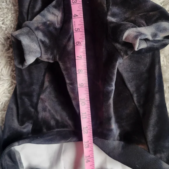 Blue Tie-Dye Dog Hoodie Size 2X But Runs Small - Picture 4 of 12